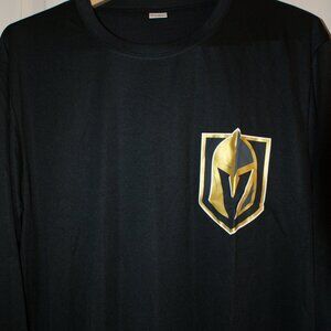 Vegas Golden Knights Long Sleeve Size L Station Casino on Sleeve 100% Polyester